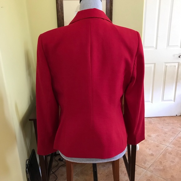 Red Kasper Blazer Jacket - Picture 2 of 3